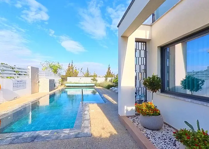 Billy's Place Protaras Luxury With Private Pool With Heated Pool Option For Autumn And Winter Months Villa Paralimni